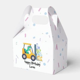 可愛い恐竜建築トラックボーイB2S誕生日 フェイバーボックス