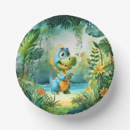 可愛い恐竜紙丼 ペーパーボウル