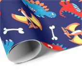 可愛い恐竜 ラッピングペーパー (ロールコーナー)