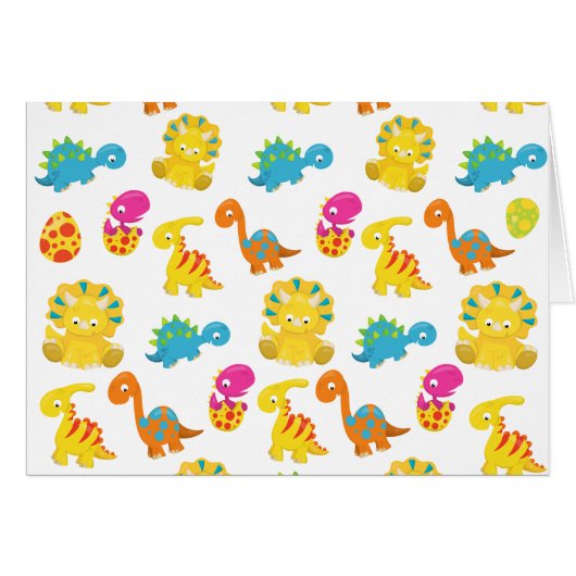 可愛い恐竜、恐竜のパターン、ベビーDino (正面横)