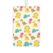 可愛い恐竜、恐竜のパターン、ベビーDino カーエアーフレッシュナー (裏面)