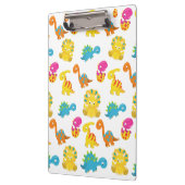 可愛い恐竜、恐竜のパターン、ベビーDino クリップボード (左)