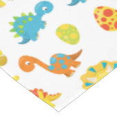 可愛い恐竜、恐竜のパターン、ベビーDino テーブルクロス (アングル)