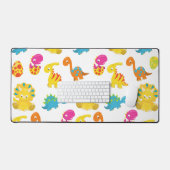 可愛い恐竜、恐竜のパターン、ベビーDino デスクマット (キーボード&マウス)