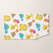 可愛い恐竜、恐竜のパターン、ベビーDino バスタオルセット (ハンドタオル)