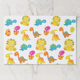 可愛い恐竜、恐竜のパターン、ベビーDino ペーパーパッド