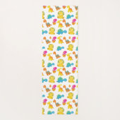 可愛い恐竜、恐竜のパターン、ベビーDino ヨガマット (裏面)