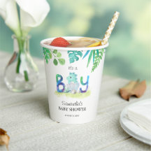 可愛い恐竜「男の子」の赤ちゃんシャワー