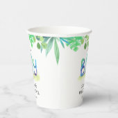 可愛い恐竜「男の子」の赤ちゃんシャワー 紙コップ (右)