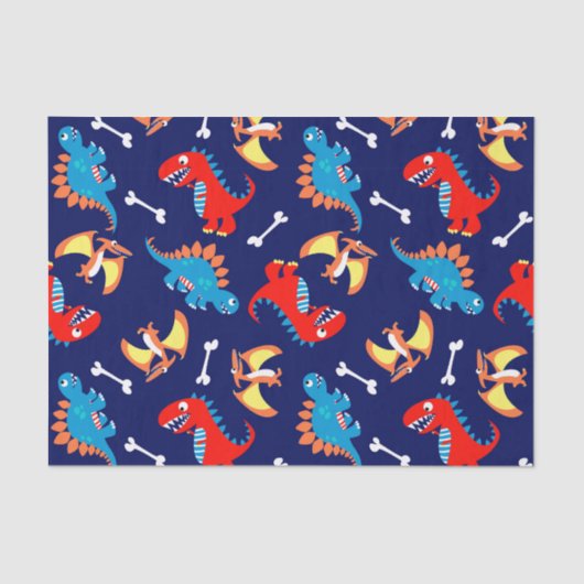 可愛い恐竜 薄葉紙 (正面)