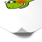 可愛い恐竜 – stegosaurus ポスター (角)