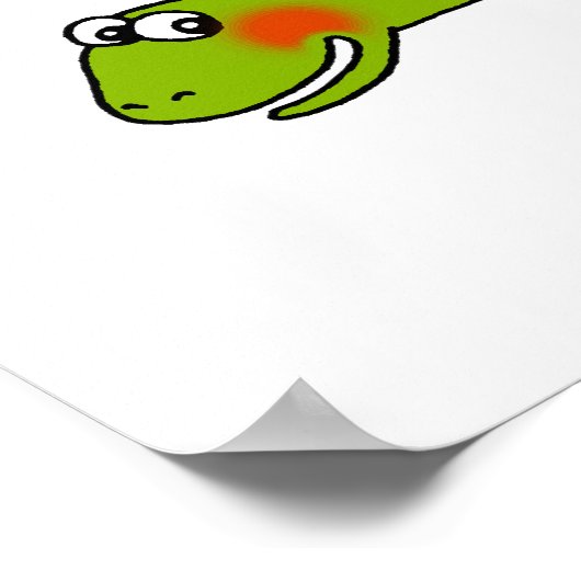 可愛い恐竜 – stegosaurus ポスター (角)