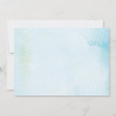 可愛い恐竜Dino 4歳4歳の誕生日パーティー写真 招待状 (裏面)