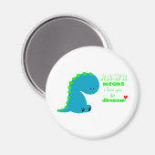 可愛い恐竜RAWR マグネット (正面/裏面)