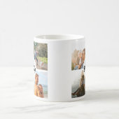 可愛い愛あなた'パパ'カスタムフォトコラージュ コーヒーマグカップ (中央)