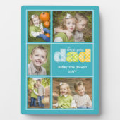 可愛い愛あなたパパコラージュ写真父の日 フォトプラーク (正面)