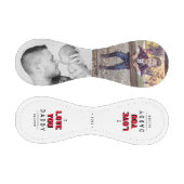 可愛い愛あなたパパタイポグラフィ2 Photo Collage 野球ボール (パネル)