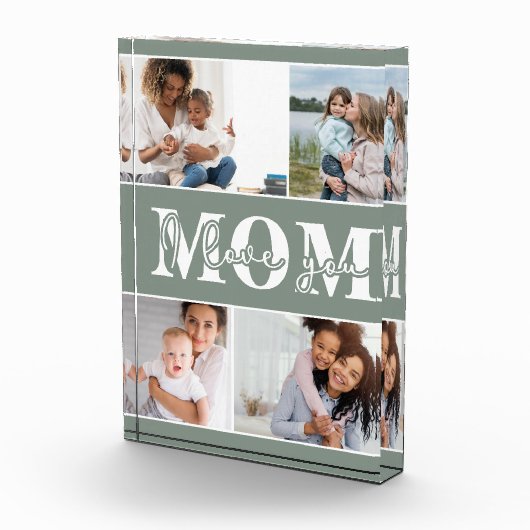 可愛い愛してる母の日 フォトブロック (右)