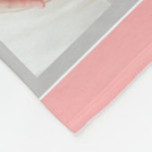 可愛い愛する母さん幸せな母の日フォトコラージュ フリースブランケット (角)