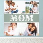 可愛い愛する母の日の写真 キャンバスプリント (インサイチュ (ウッドフロア))