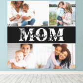 可愛い愛する母の日の写真 キャンバスプリント (インサイチュ (ウッドフロア))