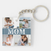 可愛い愛する母の日の写真 キーホルダー (裏面)