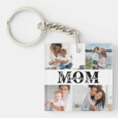 可愛い愛する母の日の写真 キーホルダー (正面)