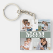 可愛い愛する母の日の写真 キーホルダー (正面)