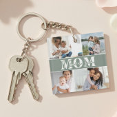 可愛い愛する母の日の写真 キーホルダー