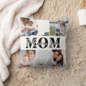 可愛い愛する母の日の写真 クッション (ブランケット)