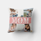 可愛い愛する母の日の写真 クッション (裏面)