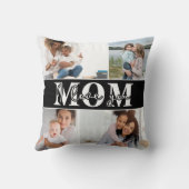 可愛い愛する母の日の写真 クッション (裏面)