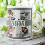 可愛い愛する母の日の写真 コーヒーマグカップ<br><div class="desc">可愛い私は母の日を愛する母の日フォトコーヒーマグは白いタイポグラフィで文字"私はあなたを愛お気に入りの"とあなたの写真の4つをモダン特徴とする。©Evco Studio www.zazzle.com/store/evcostudioによる設計</div>