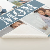 可愛い愛する母の日の写真 シェルパブランケット (3/4)