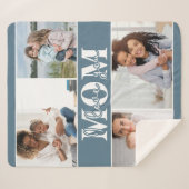 可愛い愛する母の日の写真 シェルパブランケット (正面(横))