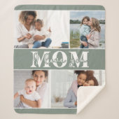 可愛い愛する母の日の写真 シェルパブランケット (正面)