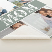 可愛い愛する母の日の写真 シェルパブランケット (3/4)