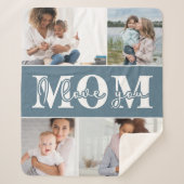 可愛い愛する母の日の写真 シェルパブランケット (正面)