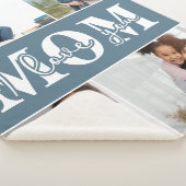 可愛い愛する母の日の写真 シェルパブランケット (3/4)