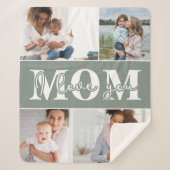 可愛い愛する母の日の写真 シェルパブランケット (正面)