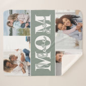 可愛い愛する母の日の写真 シェルパブランケット (正面(横))