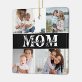 可愛い愛する母の日の写真 セラミックオーナメント (左)