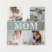 可愛い愛する母の日の写真 タペストリー (正面)