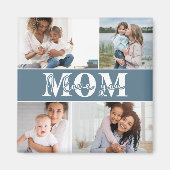 可愛い愛する母の日の写真 マグネット (正面)