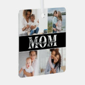 可愛い愛する母の日の写真 メタルオーナメント (正面右)