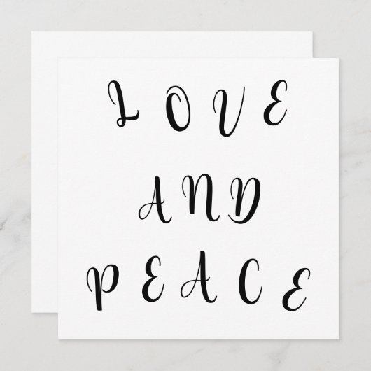 可愛い愛と平和 (正面/裏面)