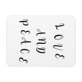 可愛い愛と平和 マグネット (横)