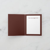 可愛い愛のクマ追加メッセージ カード (内部)