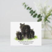 可愛い愛は全てのものを負う引用文1コリント13 ポストカード (スタンド正面)