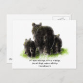 可愛い愛は全てのものを負う引用文1コリント13 ポストカード (正面/裏面)